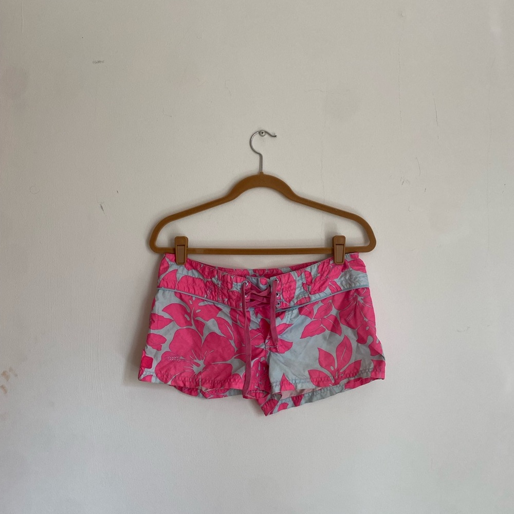Pink and Blue Swim Shorts